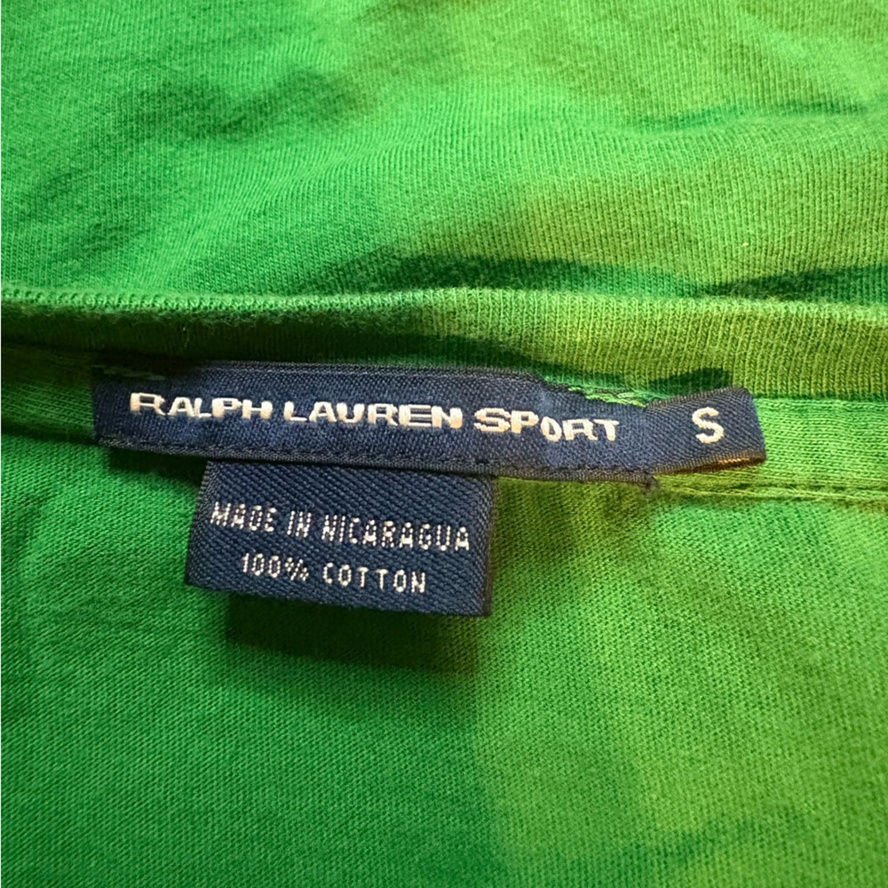 Ralph Lauren Women's S Green T-Shirt Polo - Picture 5 of 6